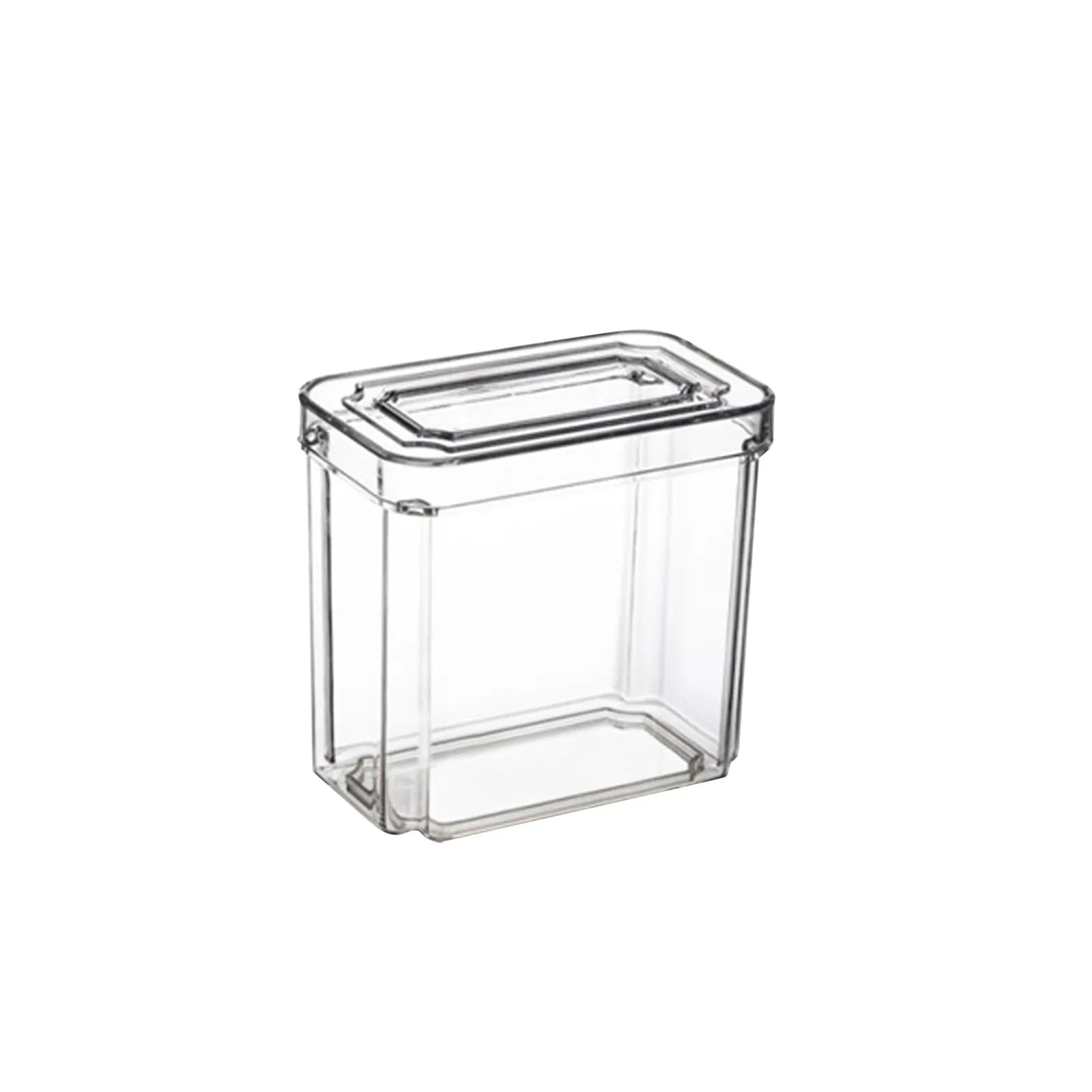 New Refrigerator Organizer Bin Stackable Fridge Food Storage Box With Handle Clear Plastic Pantry Food Freezer Organizer Tool